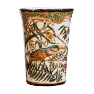Verre signé porcelaine de Chine