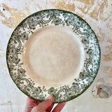 Doulton Burslem Melrose green English earthenware dinner service for 6 people