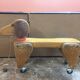 Wooden dog to pull