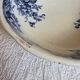 Large antique English basin A.B & Co May pattern – flow blue floral