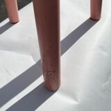 Wooden stool tricolour feet