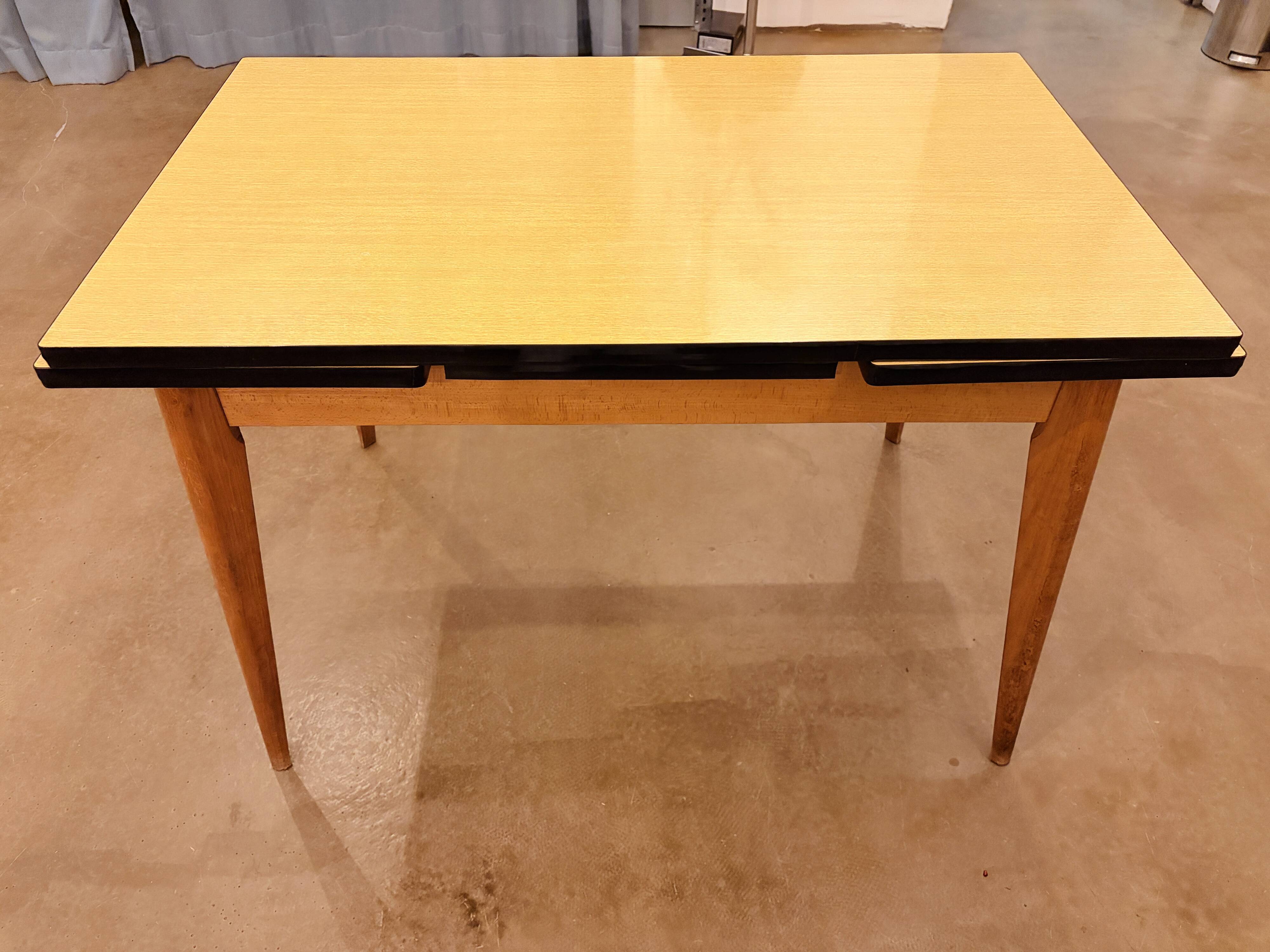 Vintage formica and wood table