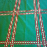 Embroidered tablecloth and napkin set