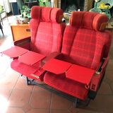 Fauteuils d'avion business class airfrance vintage 80's