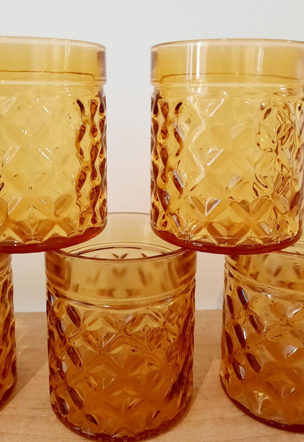 Amber glass