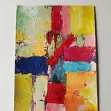 Original painting Modern abstract art Stael
