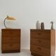 vintage teak bedside tables
