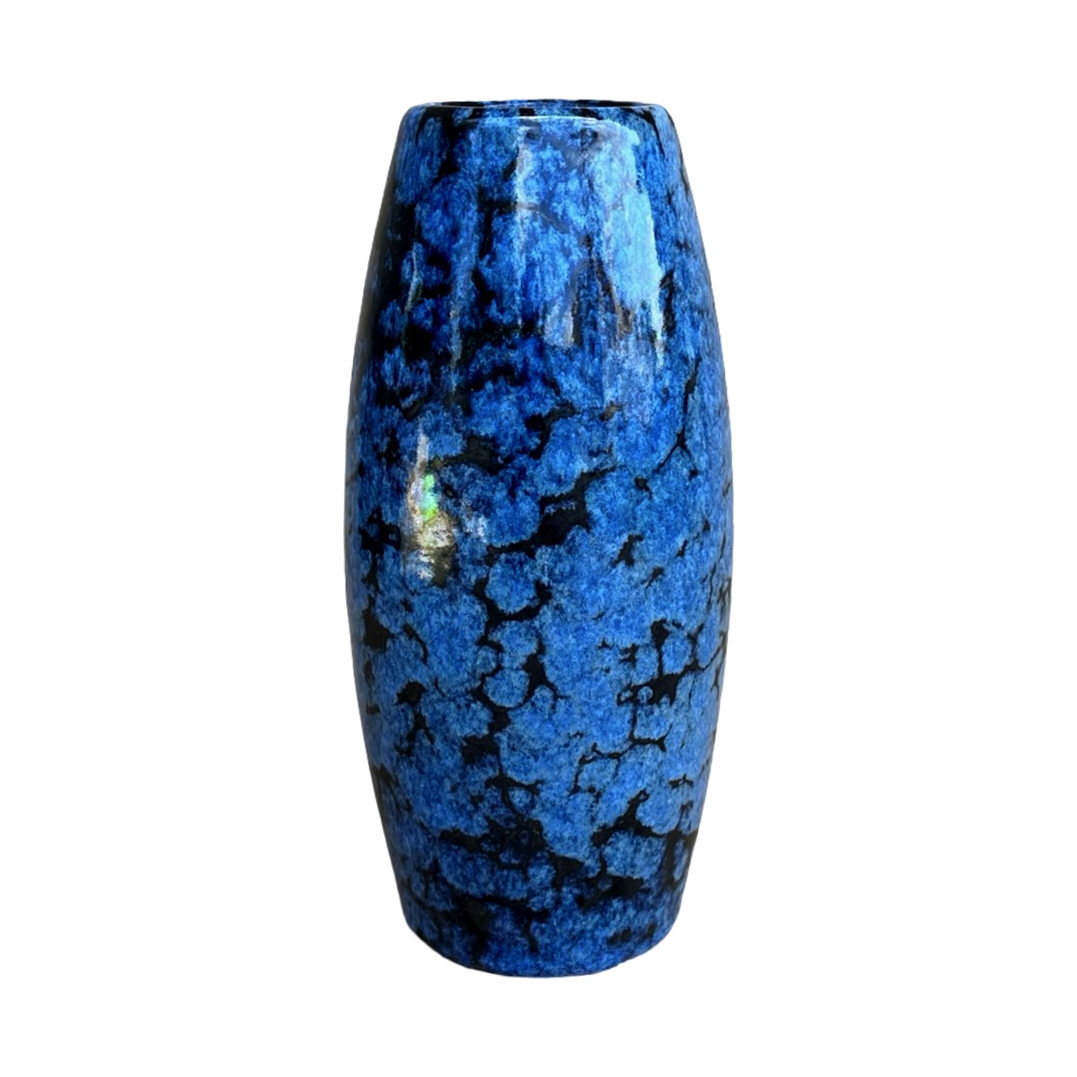 Scheurich 522-18 Fat Lava ceramic vase, Germany 1970s