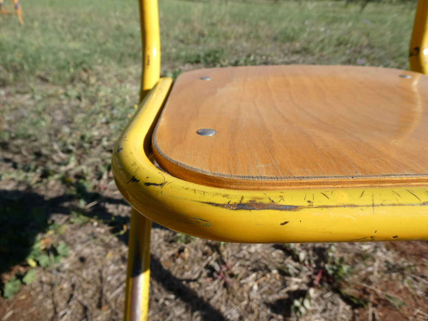 Wooden school chair 80