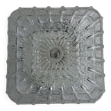 Minimalist glass wall ceiling light 1970/1980