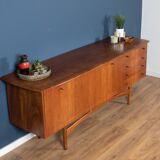 Retro Teak 1960s Long Mid Century Sideboard By Dalescraft