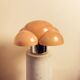 Piero gianemilio & anna monti “luna” table lamp for candle, italy, circa 1970