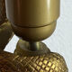 Lampe cobra en bronze 
