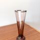 70s design purple glass vase