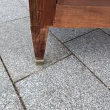 Old Louis XVI style chest of drawers in marquetry