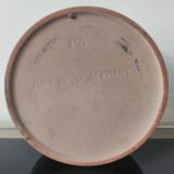 Plat en céramique émaillée, 70's