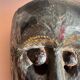 Masque rituel de l’Himalaya – sculpté à la main – yeux polychromes – Népal