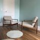 Vintage teak Scandinavian armchair