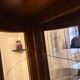 Sideboard, display cabinet in solid cherry wood