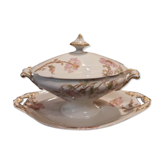 Saucière en porcelaine de limoges cfh-gdm