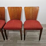 4 art deco dining chairs by Jindrich Halabala