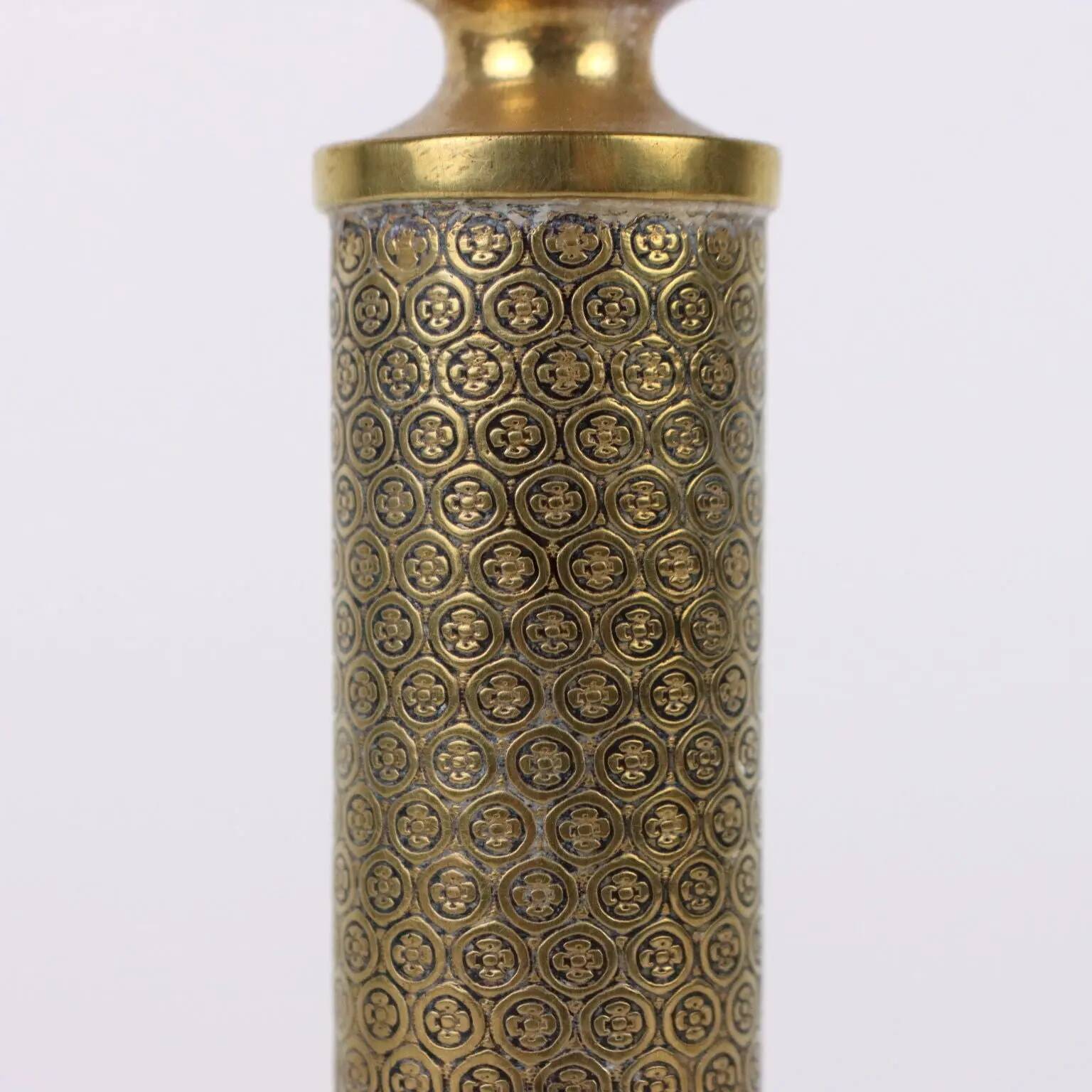 Bougeoirs anciens en bronze, Europe XIXème