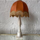 1970s alabaster column lamp