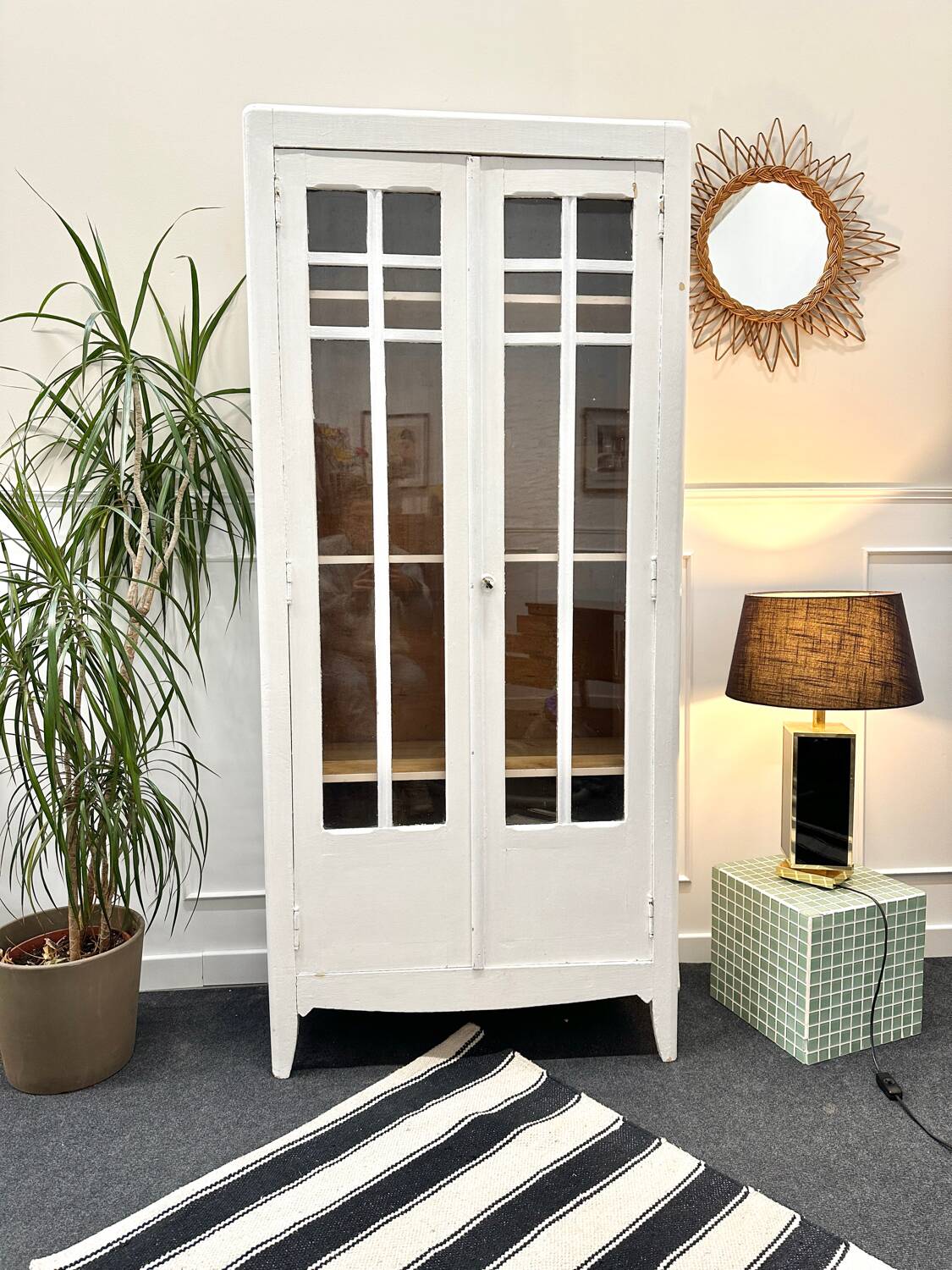 Parisian glass cabinet