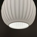 Opaline pendant light, Scandinavian style, 1960s