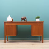 Bureau en teck, design danois, années 1970, fabriqué au Danemark