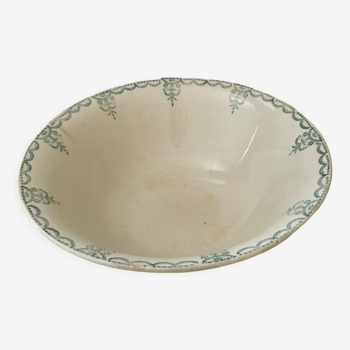 Earthenware salad bowl from the Moulin des Loups and Hamage Terre de Fer factory