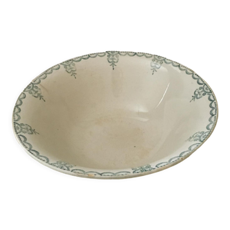Earthenware salad bowl from the Moulin des Loups and Hamage Terre de Fer factory