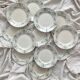 12 Lunéville "Garland" ironstone dessert plates
