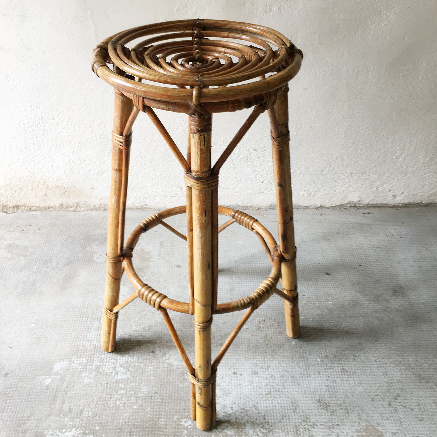 Rattan stool