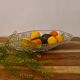 Cut glass fruit basket 70 ́s