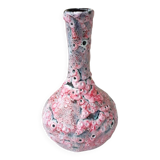 Fat lava pink vase