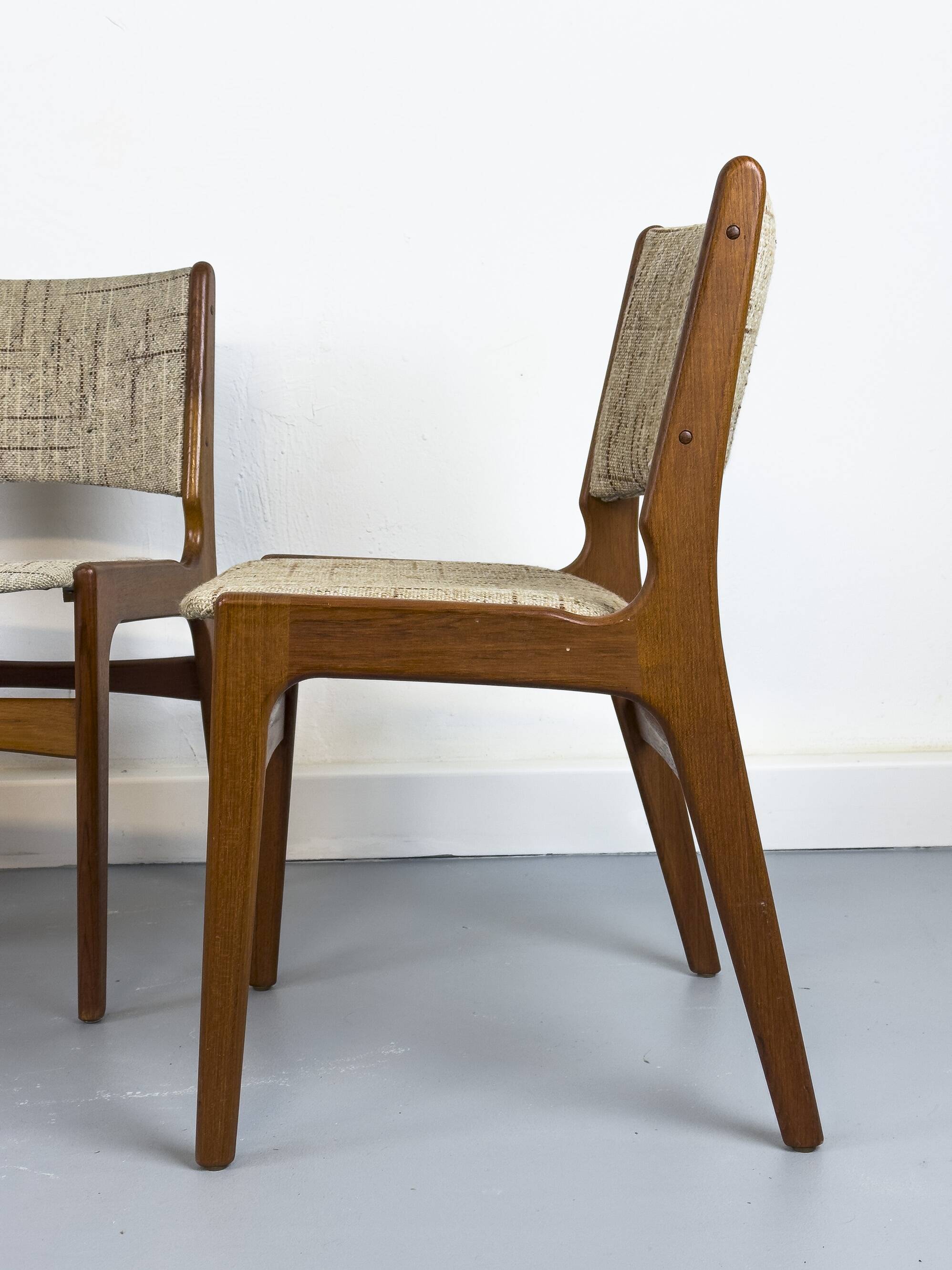 TEAK DINING CHAIRS BY ERIK BUCH FOR ANDERSTRUP MØBELFABRIK, 1960S, SET OF 4
