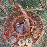 Wicker aperitif basket