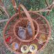 Wicker aperitif basket