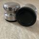 Vintage 70s stainless steel salt and pepper shaker