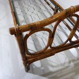Rattan bed daybed, 1970’s