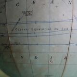 Taride terrestrial globe 1962 aluminum base