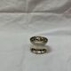 silver metal napkin ring 1980