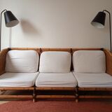 Bamboo & cannage sofa