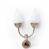 vintage duck brass wall light, brass torch light, flame globe, lighting, decoration