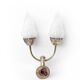 vintage duck brass wall light, brass torch light, flame globe, lighting, decoration