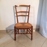 Straw chair, 1950s era