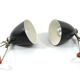Set of two HALA clamp lamps from the 1950s, Dutch design.