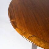 Dining table in rosewood with two extension plates, of danish design from the 1960s.