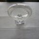 Cut crystal standing cup